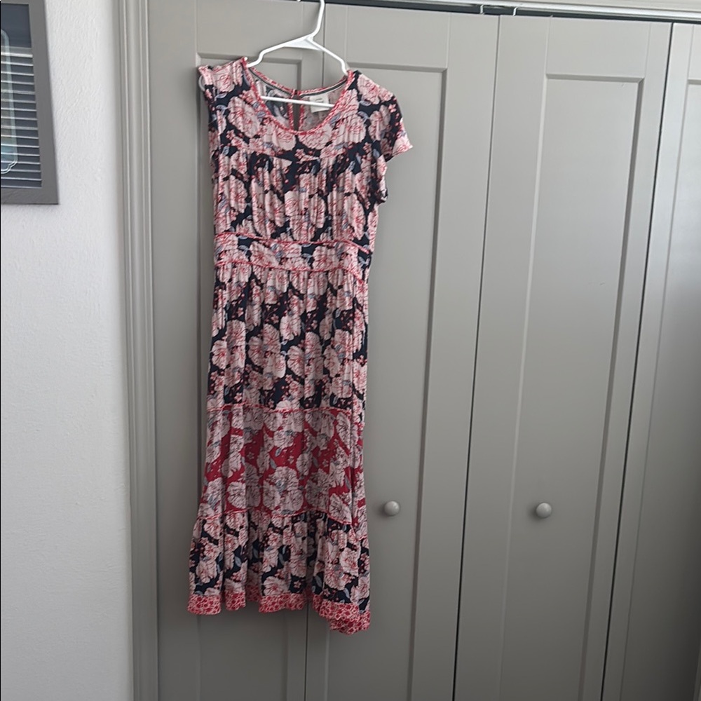 Knox Rose Pink and Black Floral Dress